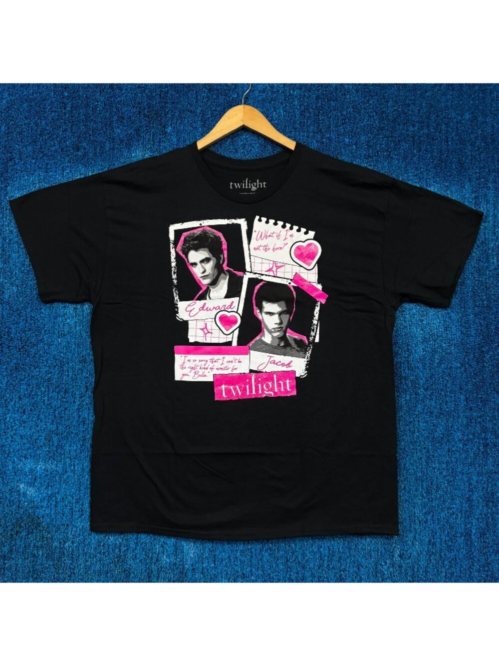 Twilight “Edward and Jacob” Graphic T-Shirt Size XL